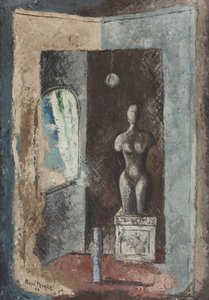 这座雕像，1929年 作者 Renato Paresce